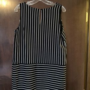 Black & White Mini Cocktail Dress